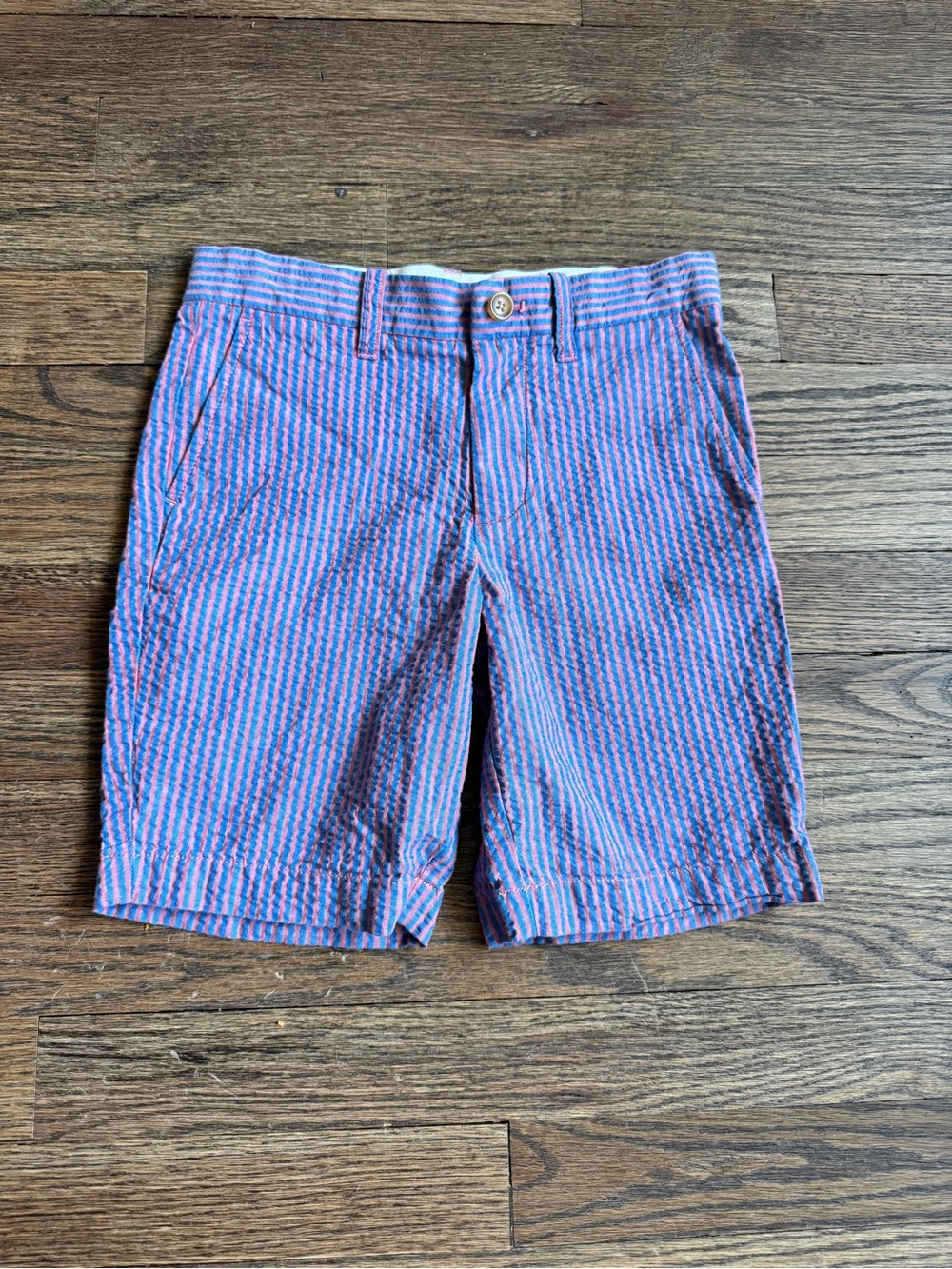 J. Crew crewcuts Blue and Red Striped Casual Shorts